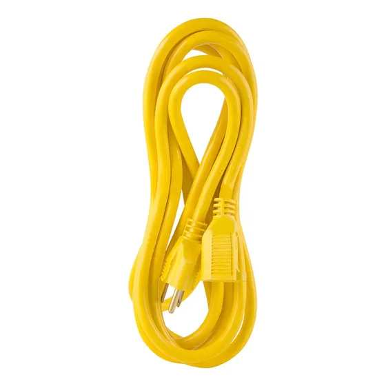 Extension Amarilla De Uso Rudo, Iusa, 3 X 14 Awg, 30 M
