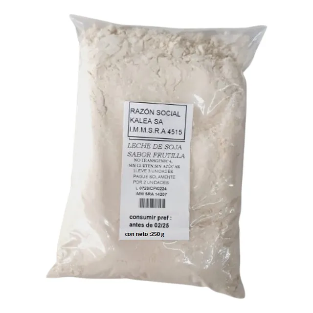 Leche De Soja En Polvo De Frutilla 250  G Compre 3 Pague 2