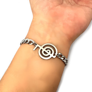 Pulsera Reiki Símbolo Cho Ku Rei De Acero Inoxidable Pulsera Reiki Símbolo Cho Ku Rei De Acero Inoxidable