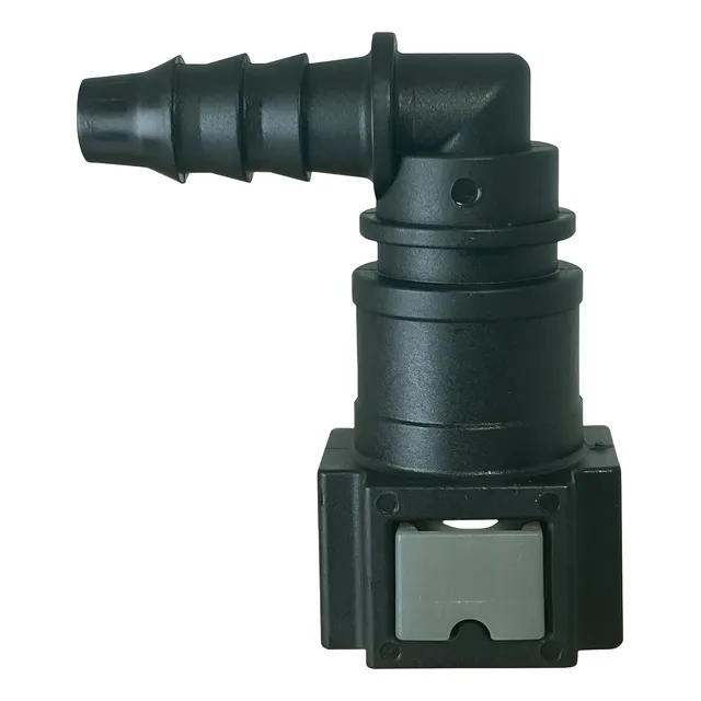 Conector 8 Mm Acople Rápido A 90° P/ Manguera Combustible 