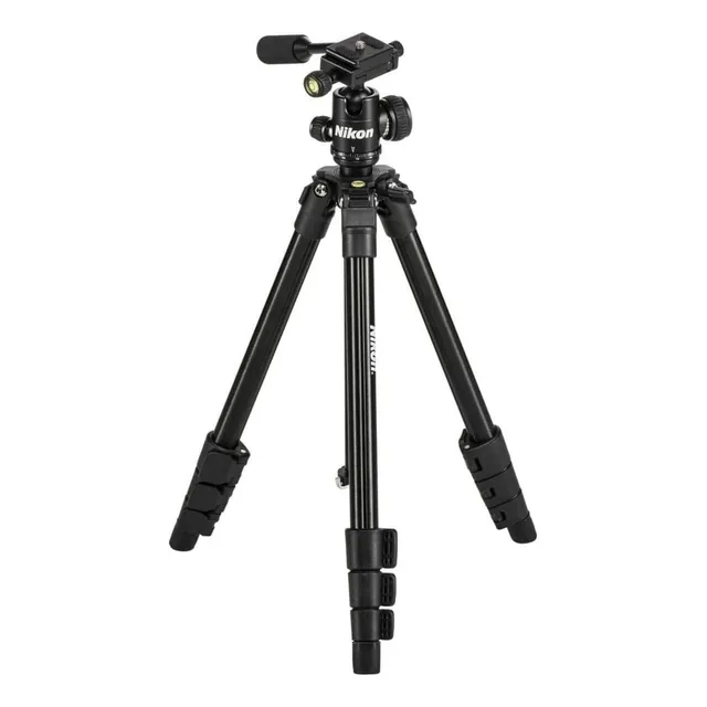 Nikon 16749 Compact Outdoor Four-section Aluminum Alloy TriPod (black) Bundle With Nikon Lenspen Cleaning System (2 Items)