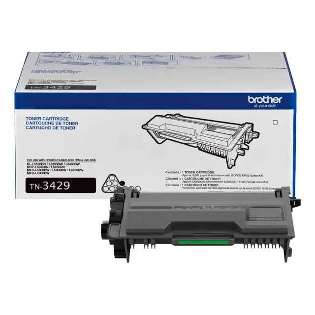 Toner Brother Tn-3429 3k Para Hl-l5100dn / Dcp-5650dn