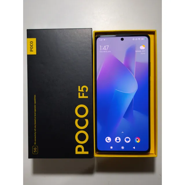 Celular Poco F5 Black 12gb Ram 256gb Rom Negro