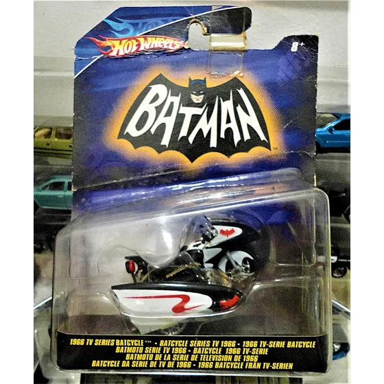 Batman Batcycle Hot Wheels Escala 1/50.serie Tv 1966.