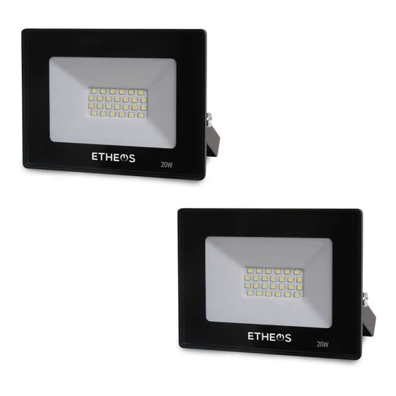 Reflector Led Proyector 20watts Luz Fria 1800lm X 2 Unidades