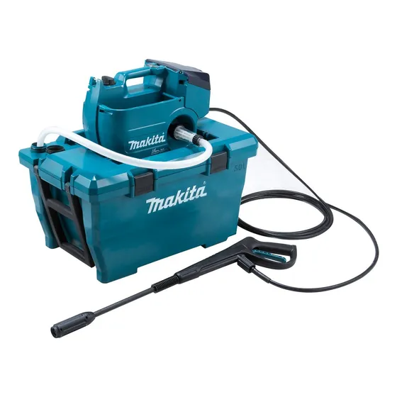 Lavadora de Alta Presión Dhw080zk de 36 V 220 V Color Azul Makita 18 V Sin Baterías Ni Cargador