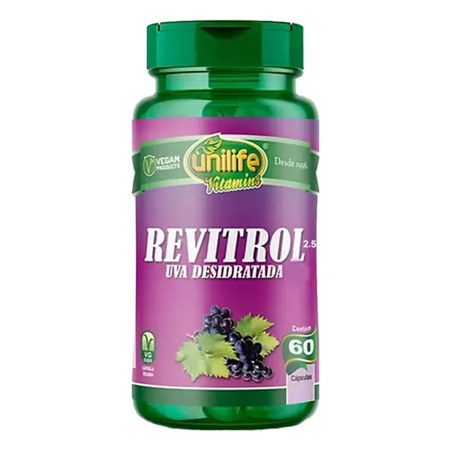 Resveratrol Uva Deshidratada 60 Capsulas Unilife