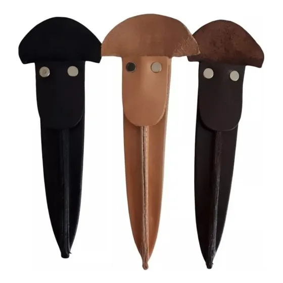 Vainas Vaqueta Para Cuchillo Puñal 18 Cm Lote X 10