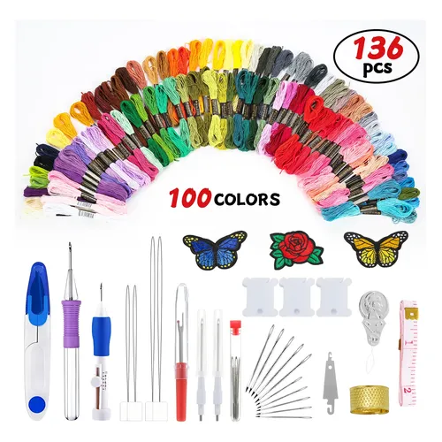 Kit Completo De Materiales For Herramientas De Crochet. | MercadoLivre