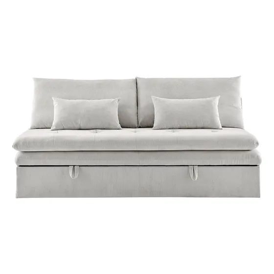 Sofá Sillón Cama Con Cajón Para Almacenamiento + Almohadones
