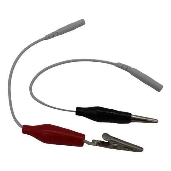 Cables Tipo Caiman Para Electroestimulación Tens Acupuntura