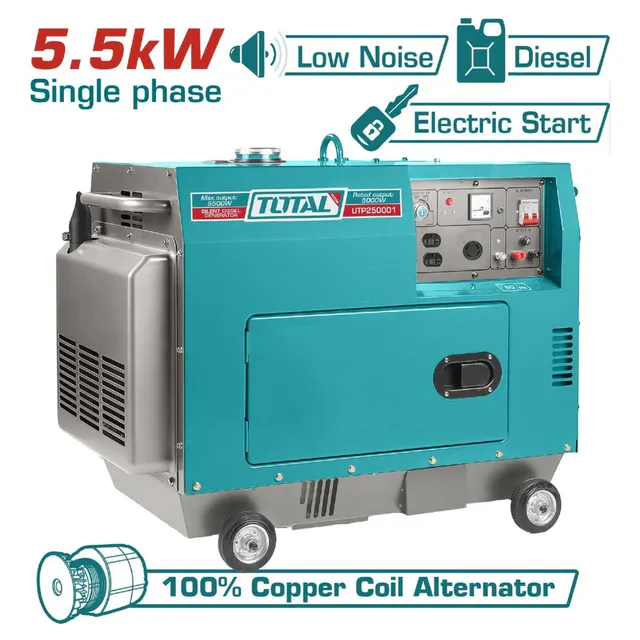 Planta Electrica Generador Diesel Silencioso Total