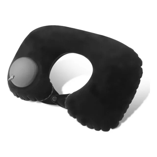 Almohada Inflable De Viaje Automatica Cuello Cojín Cervical