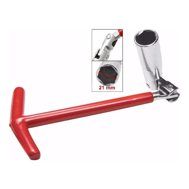 Llave Saca Bujias 13/16 21mm Dado Carro Diesel Tools 