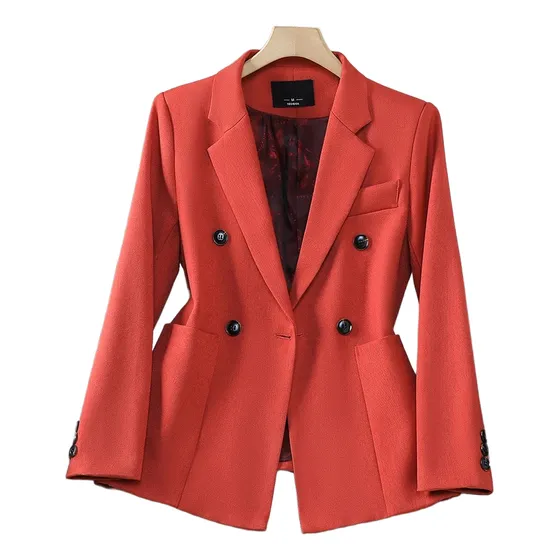 Blazer Formal De Manga Larga Para Mujer Chaqueta