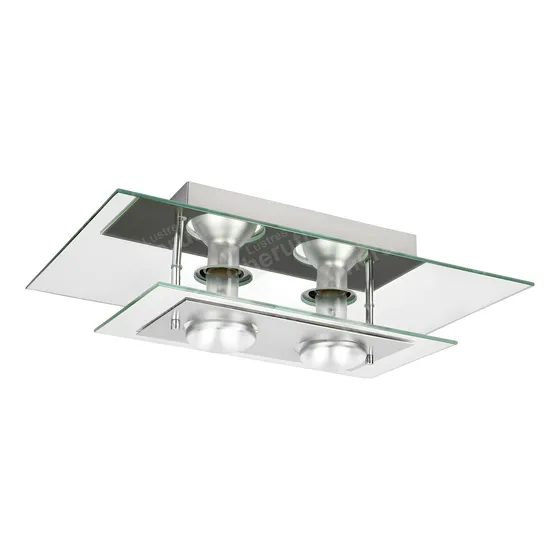 Plafon Retangular Espelhado Sala Quarto Banheiro 40x25