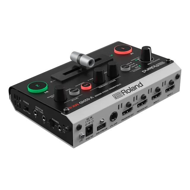 Roland V-02hd Mk Ii Mezclador De Vídeo Para Streaming, Black