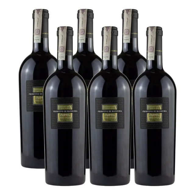Vinho San Marzano Primitivo 750 Ml Kit 06 Un