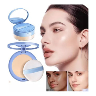 2x Gagk Base De Maquillaje Polvo Compacto Fijador Matte 2x Gagk Base De Maquillaje Polvo Compacto Fijador Matte