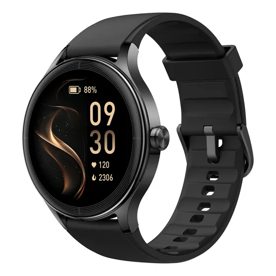 Smartwatch Moda Relógio Hd De Liga De Alumínio 100+ Esportes Caixa Preto Pulseira Rosa-pálido