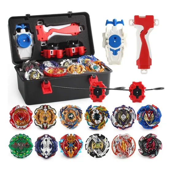 Juego De 12 Pcs Burst Beyblade Trompos Juguete De Batalla