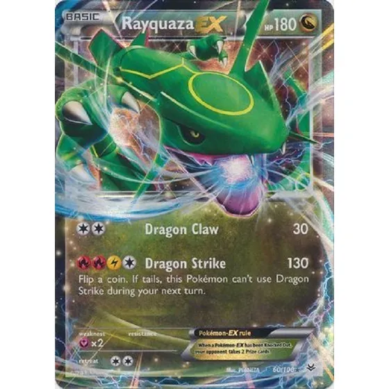 Rayquaza Ex 60/108 Ultra Raro Pokemon Tcg