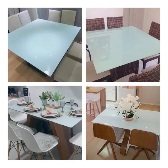 Adesivo Para Laquear Mesa E Vidro Branco 100x200cm (2m²)