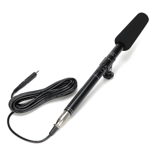 Microfone Direcional Shotgun Skypix 320a Condensador Coral Cor