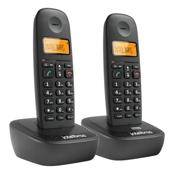 Teléfono Intelbras TS 2512 inalámbrico 220V - color negro