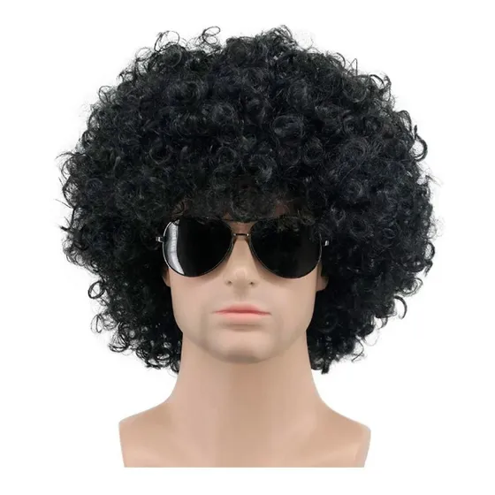 Peruca Para Festa Nega Maluca Black Power Preta Party Wigs