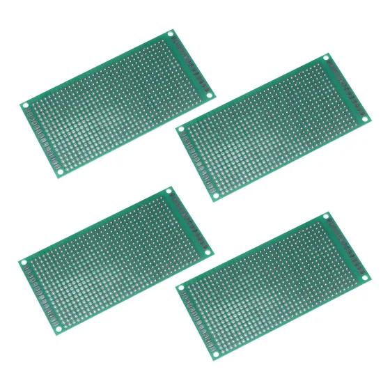 4pzs Placa Fenolica Perforada Pcb 5x10cm Protoboard Circuito