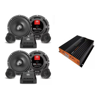 Paquete Set De Medios Db Drive Es165c+amplificador Qea500.4 Paquete Set De Medios Db Drive Es165c+amplificador Qea500.4
