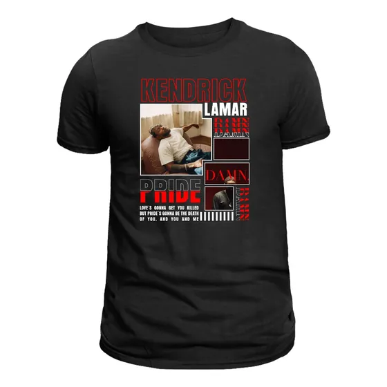 Playera Kenrick Lamar Damn Album Hip Hop Rap Dtf