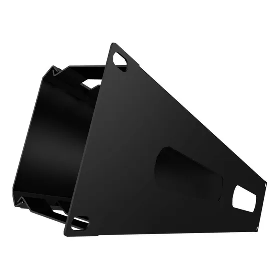 Organizador Cable 2u Negro Horizontal