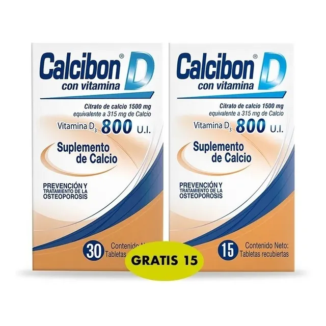 Calcibon D Con Vitaminas