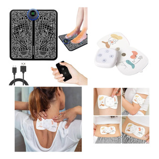 Masajeador Eléctrico Pies Cuello Espalda Cuerpo Portátil Ems Masajeador Eléctrico Pies Cuello Espalda Cuerpo Portátil Ems