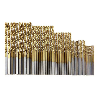 Kit Broca Hss Revestidas Com Titânio 1mm 1,5mm 2mm 2,5mm 3mm Kit Broca Hss Revestidas Com Titânio 1mm 1,5mm 2mm 2,5mm 3mm