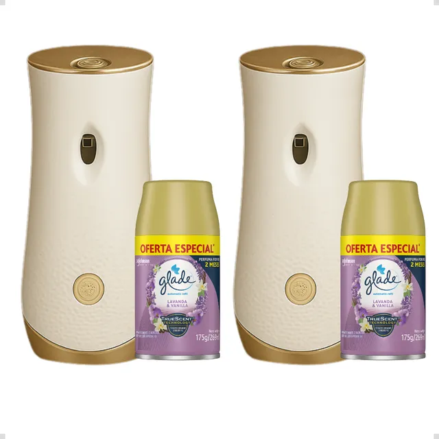 2un Bom Ar Automatico Glade Odorizador De Ambiente Perfumado