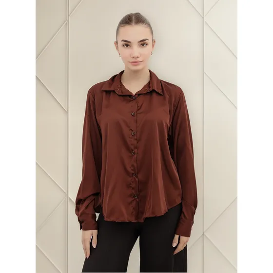 Camisa De Seda Para Mujer - Modelo Sedita De Nano
