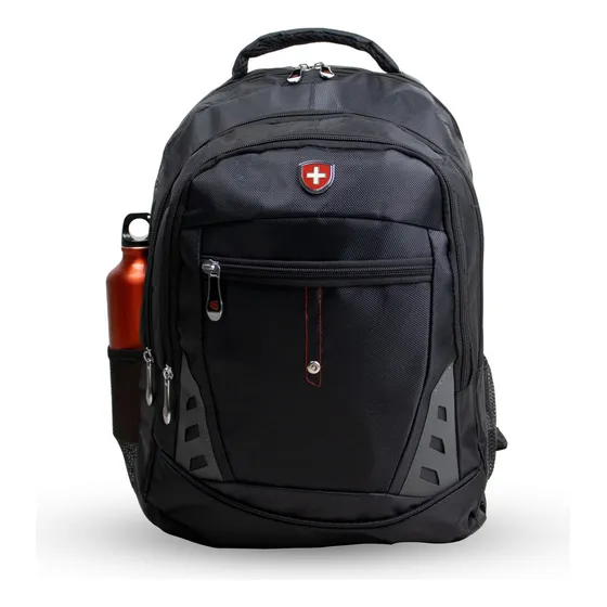 Mochila Para Notebook Fuji 3 Compartimentos Preto