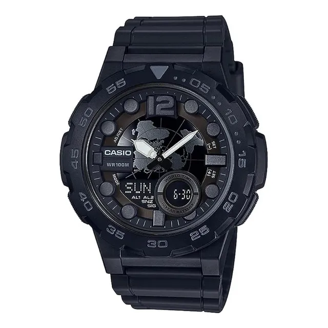 Reloj Casio Para Caballeros /analógico-digital/aeq-100w