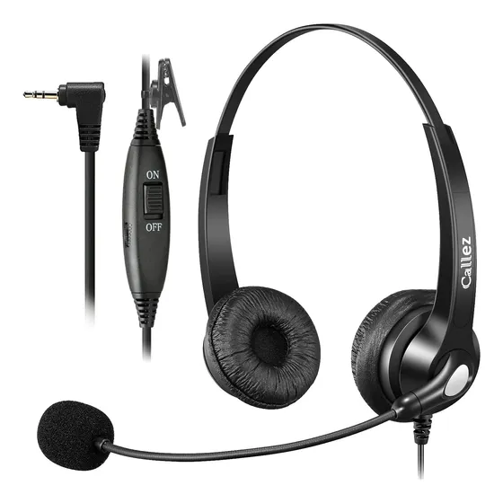 Auriculares De Teléfono Callez 2.5mm Con Micrófono De Yy13l