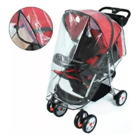 Cubre Coche Impermeable Para Bebés Lluvia Viento Polvo