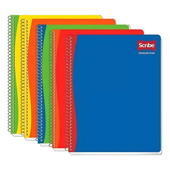 Kit Cuadernos Libretas Scribe Profesional 100 Hojas 5 Piezas