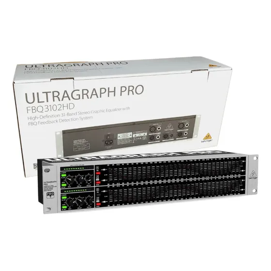 Equalizador Gráfico Estéreo Behringer Fbq3102 Hd 31 Bandas