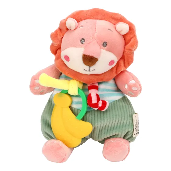 Cartoon Doll Baby Lion Teether Cute Lion Rich Tactile
