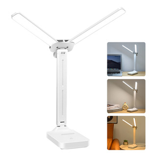 Lámpara De Escritorio Led Recargable Plegable Doble Lámpara De Escritorio Led Recargable Plegable Doble