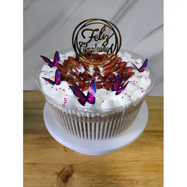 Torta Fría Tres Leches Redonda Envasada 3.3kg