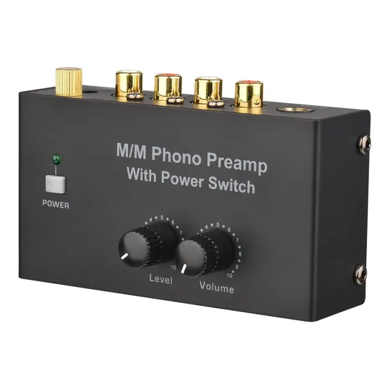 Preamplificador De Tocadiscos Con Control De Volumen
