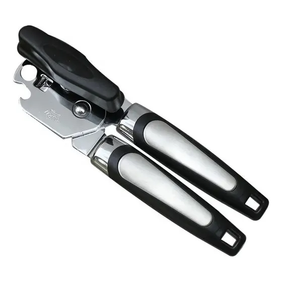 Abrelatas Profesional Filoshark Acero Abre Latas Y Botellas Color Negro